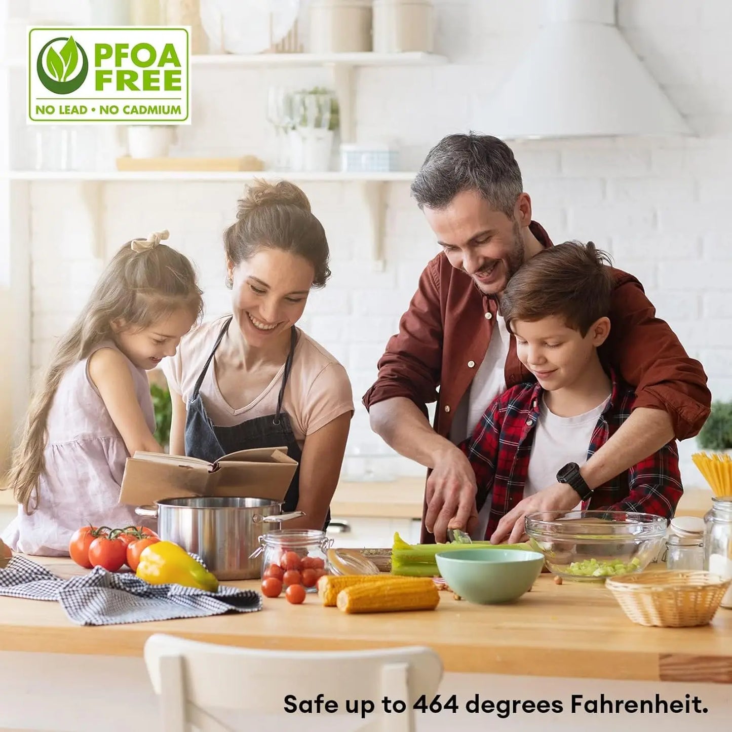 Pots and Pans Set Nonstick 23pcs, Healthy Kitchen Cookware s, Induction Cooking W/Gray Granite Stone Frying Pans, - My Homes Goods