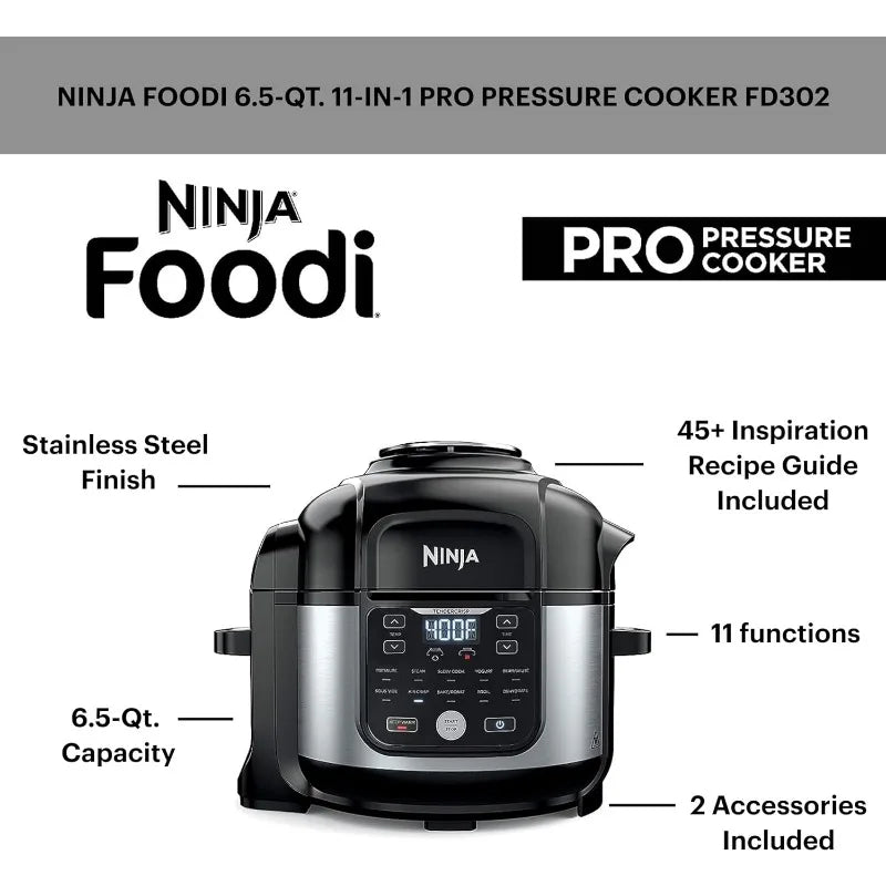 11-in-1 Pressure Cooker & Air Fryer that Steams - My Homes Goods