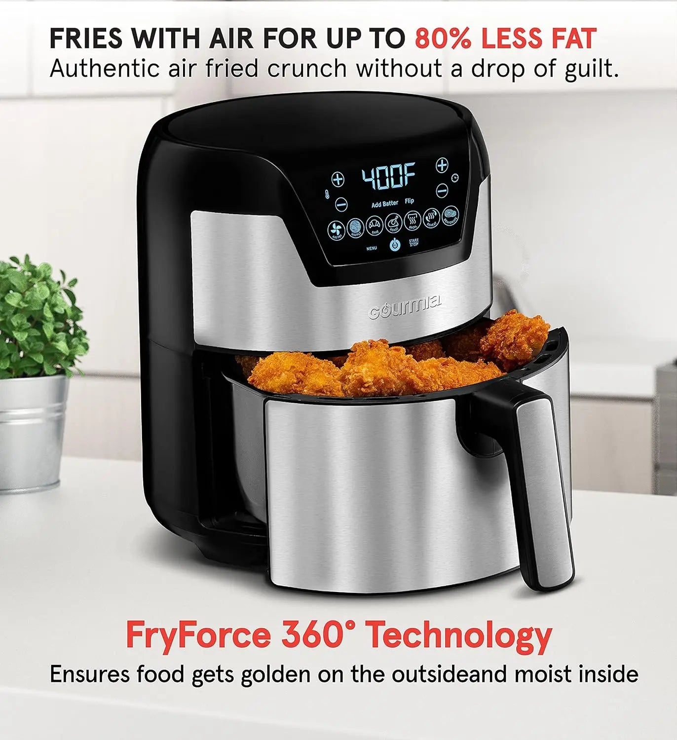 Gourmia GAFW598 2 in 1-5-Quart Digital Air Fryer + Waffle Maker - My Homes Goods