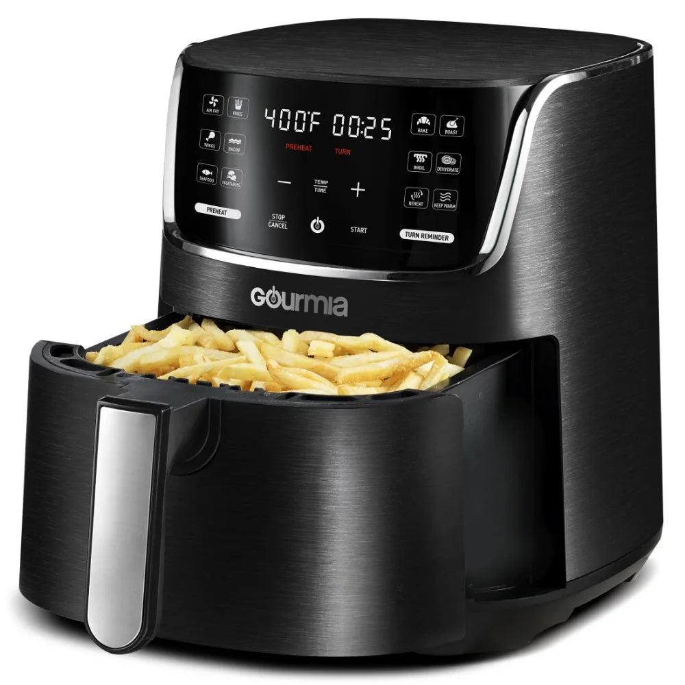 New Gourmia 4-Quart Digital Air Fryer with 12 One-Touch Presets - My Homes Goods