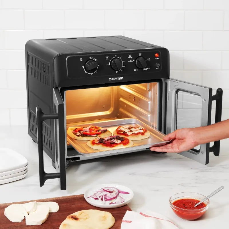 Kitchen Appliances Toaster Oven Chefman French Door Air Fryer + Oven, 26 Quart - My Homes Goods