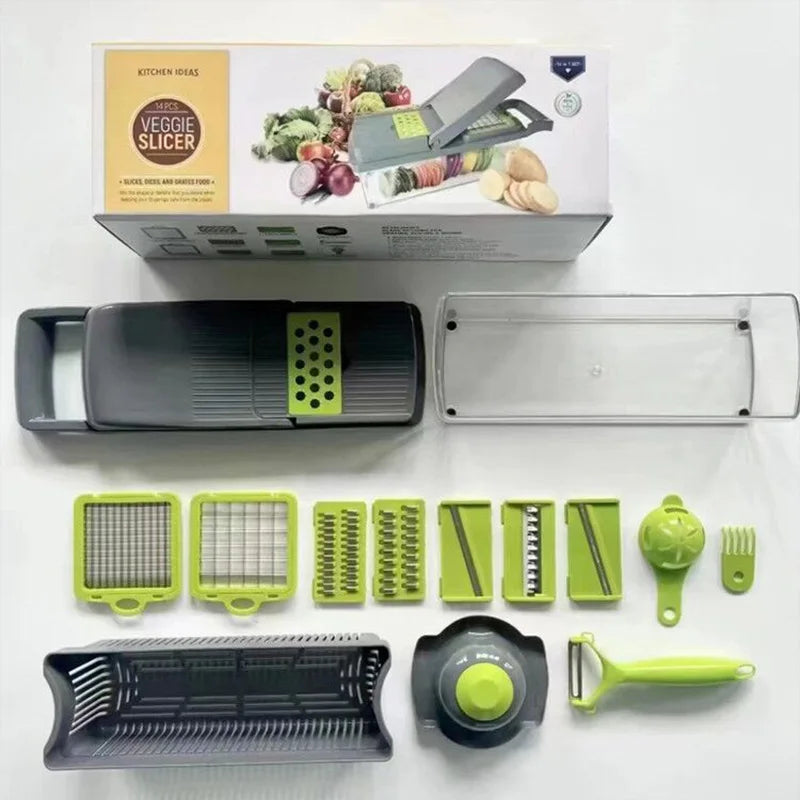 Multi functional vegetable cutting tool shredder silk maker bean example shredder household kitchen tool silk eraser - My Homes Goods