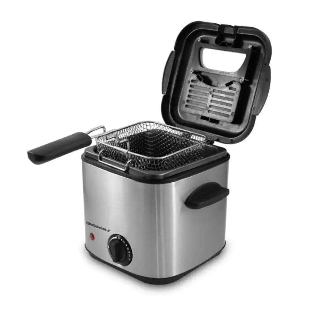 Elite Gourmet 1.5 quart Deep Fryer Stainless Steel - My Homes Goods