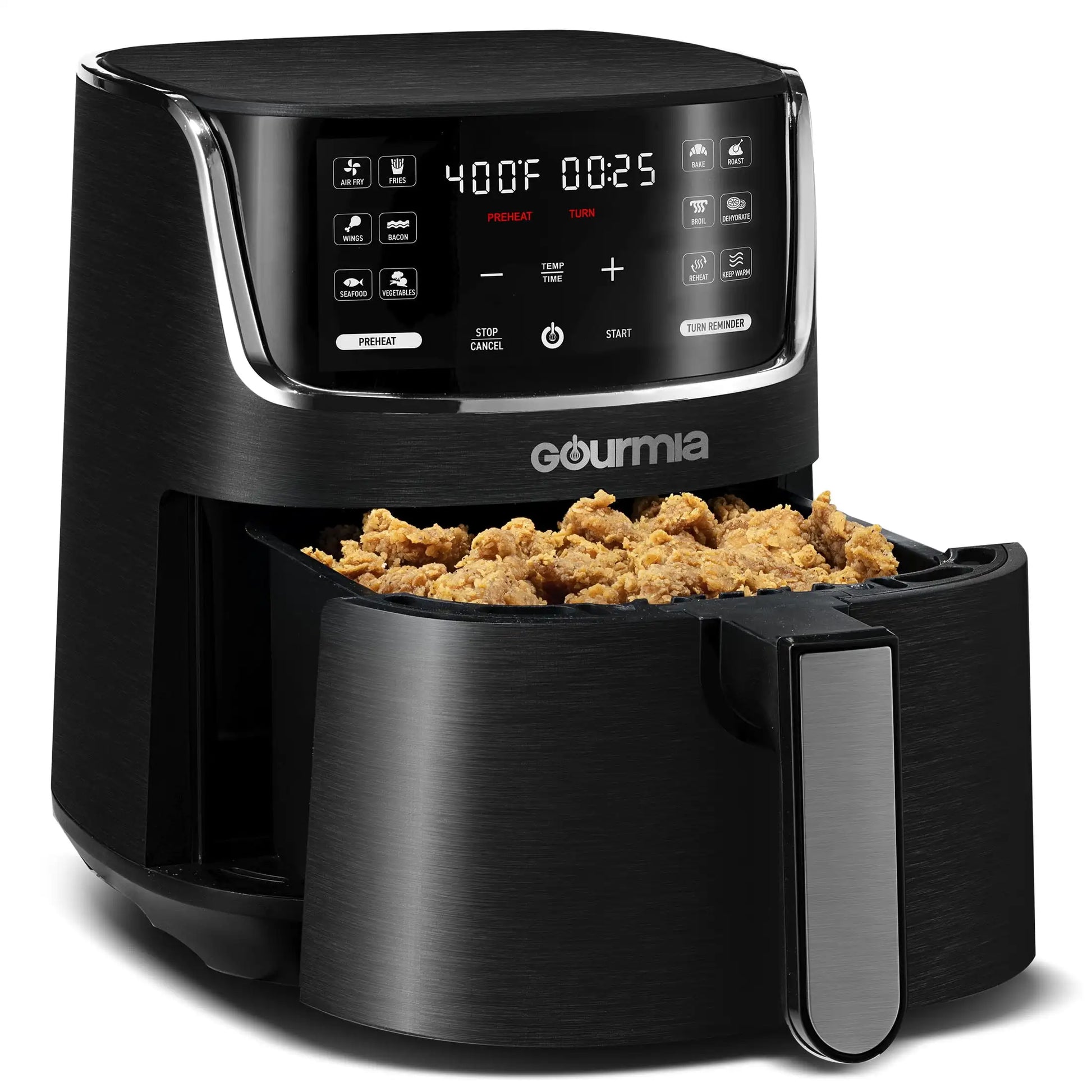 4-Quart Digital Air Fryer with 12 One-Touch Presets, New, 12 in High - My Homes Goods